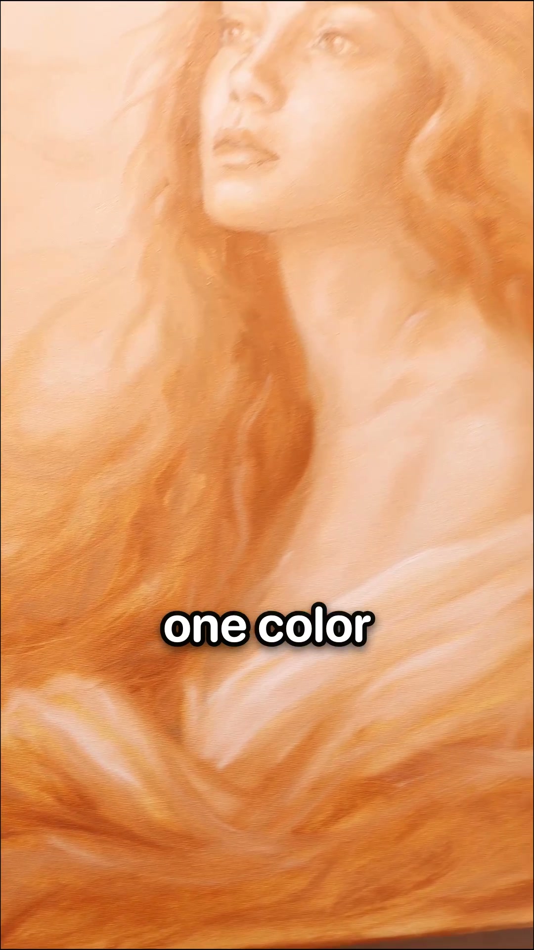 Paint Dreamy One-Color Oil Portraits