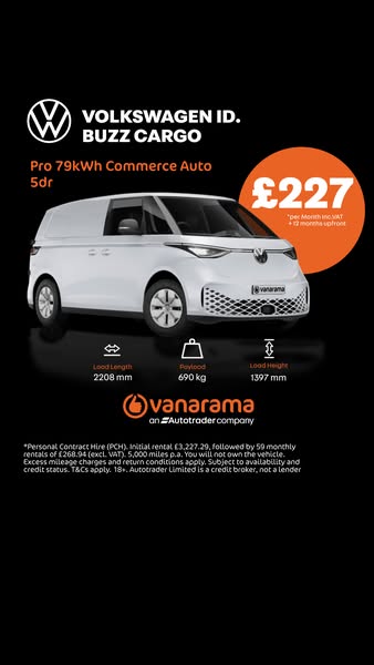 Our best value van deals