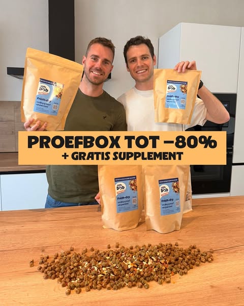Proefbox voor je hond. Tot 80% korting.