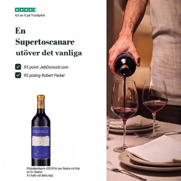 Två oberoende vinskribenter, 93 poäng