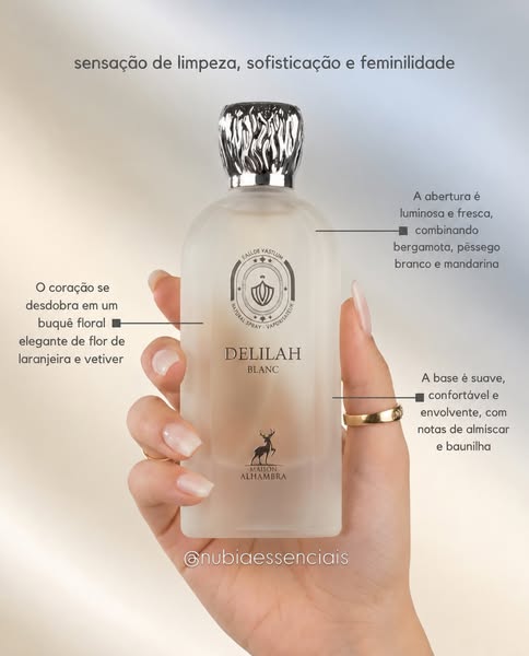 PERFUME DELILAH BLANC MAISON ALHAMBRA - 100ML