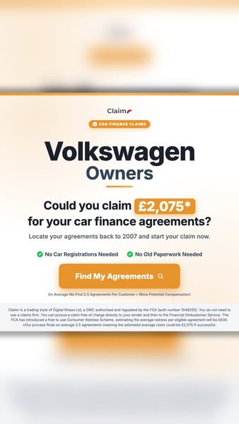 Was Your Volkswagen Finance Mis-Sold? Check Now