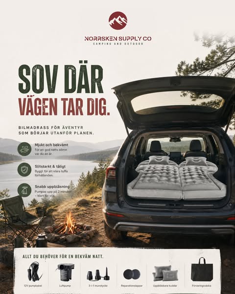 Shoppa bilmadrassen