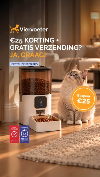 Nooit meer twijfelen of je huisdier gevoed