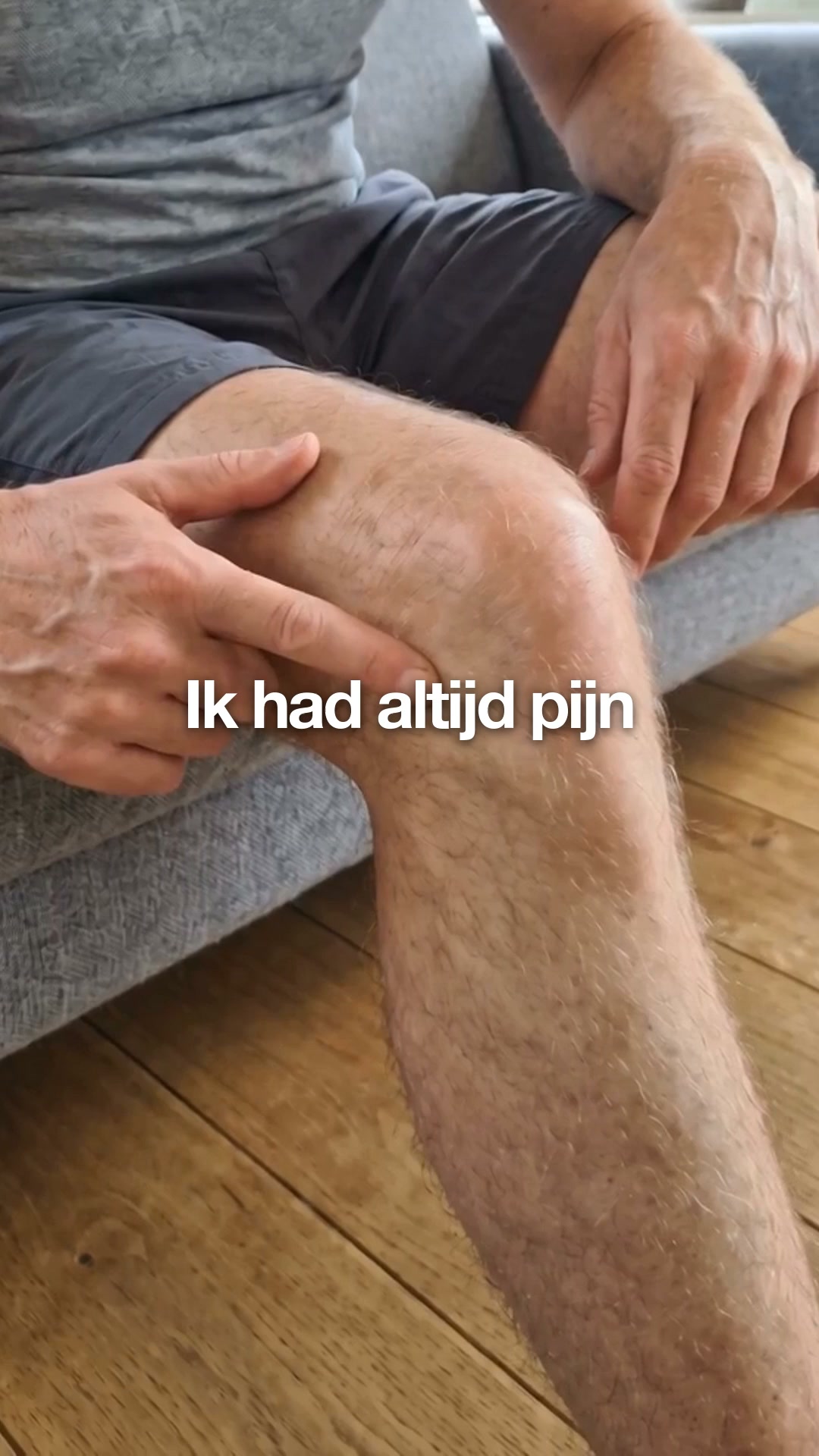 Mijn knie houdt mij niet meer tegen
