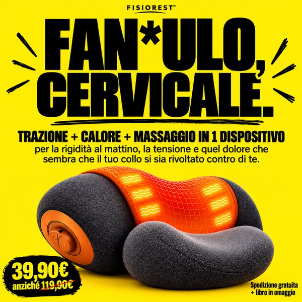 ADDIO A DOLORI A COLLO E SPALLE