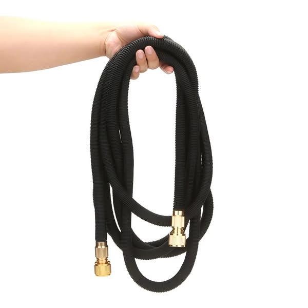 Premium Latex Expandable Garden Hose-Retractable Flexible Lightweight No-Kink Leak-Proof Anti-UV Anti-Corrosion 10 Spray
