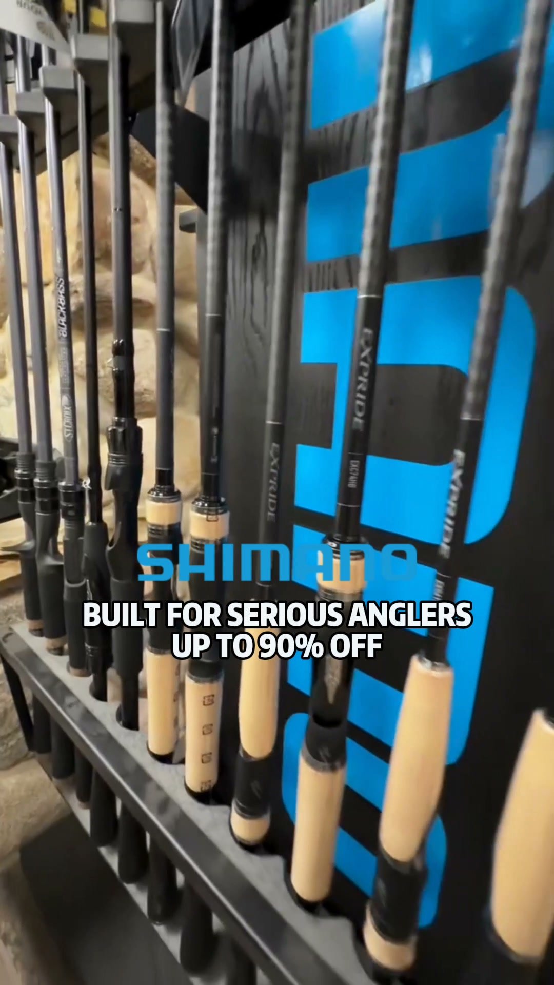 SHIMANO FISHING GEAR — UP TO 90% OFF
