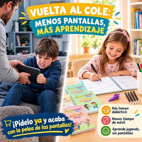 Cambia las pantallas por aprendizaje divertido