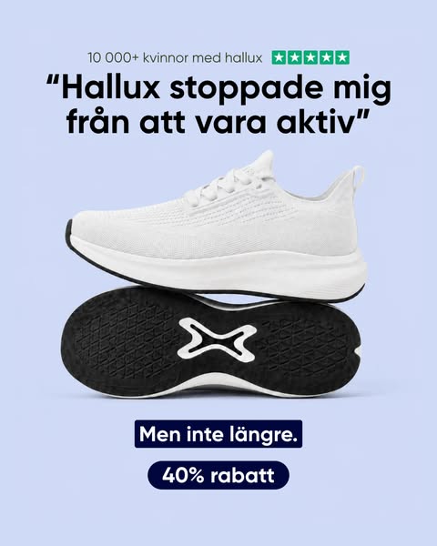 Spara 40% + fri frakt idag!