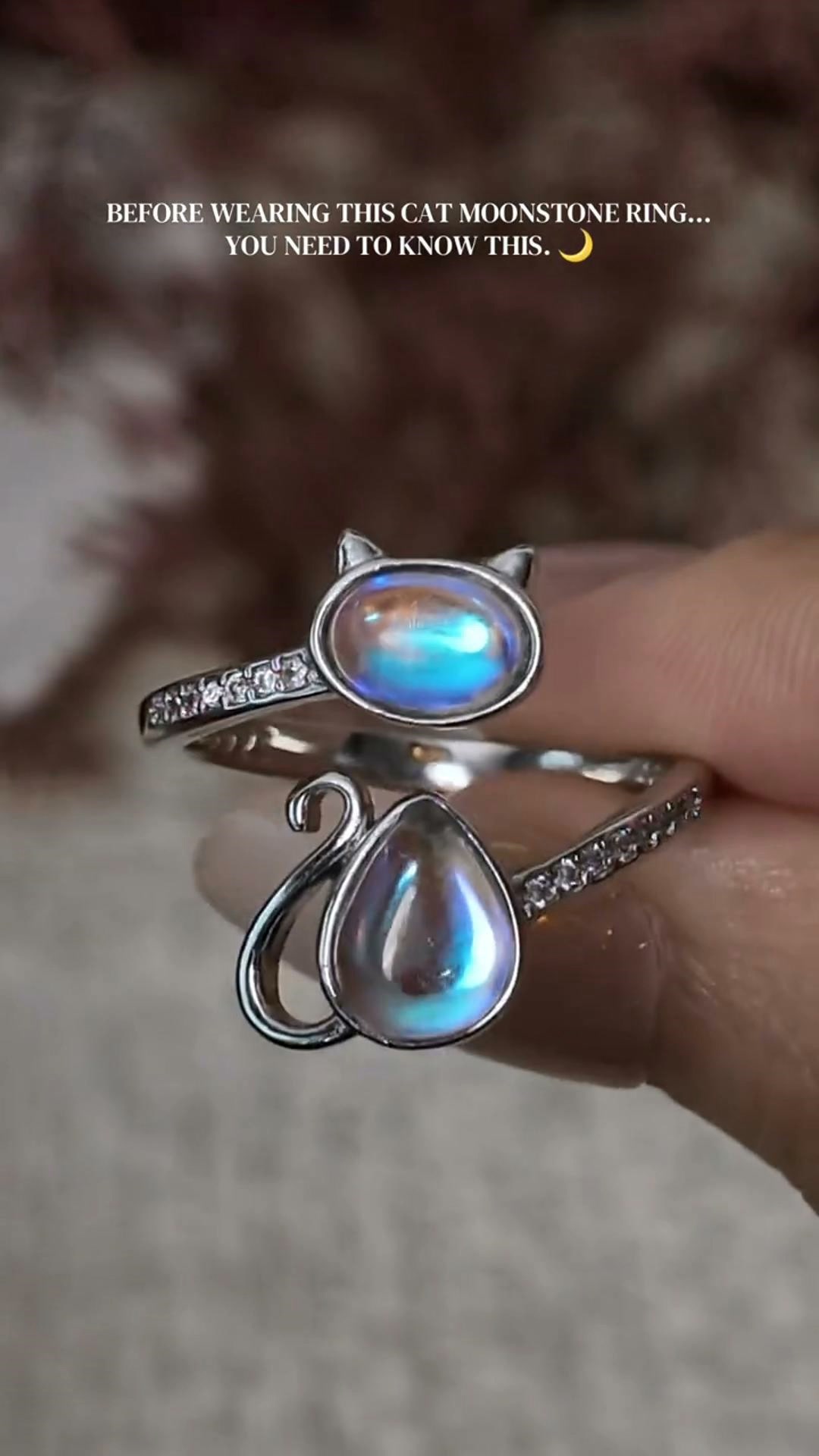 Half Price The “Moonlight Cat” Ring You‘ll Never Take Off