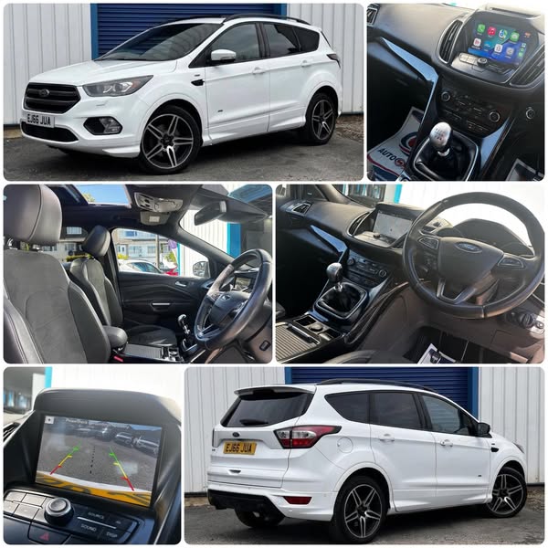 Used 2016 Ford Kuga 2.0 TDCi EcoBlue ST-Line SUV 5dr Diesel Manual AWD Euro 6 (s/s) (180 ps) For Sale (U23282) | The Professional Car Agent