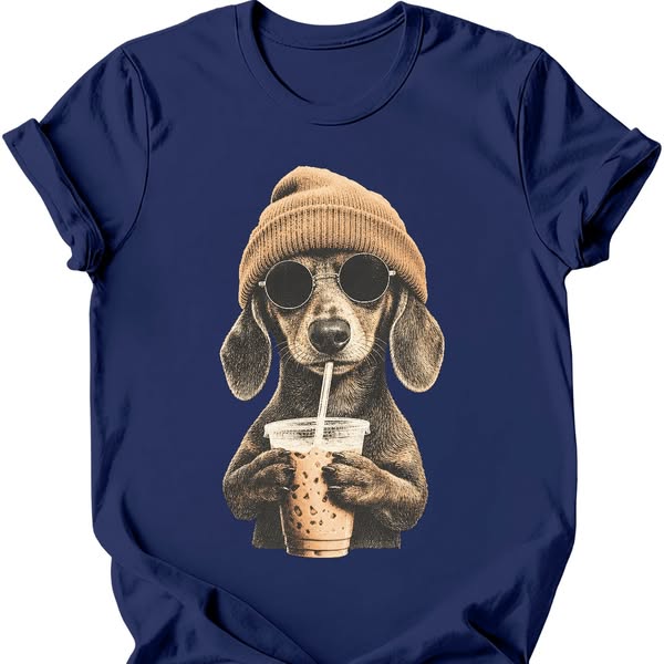 Dachshund - Hipster Dog T-Shirt