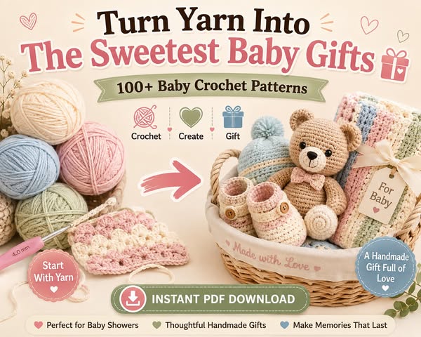 100+ Adorable Baby Crochet Patterns
