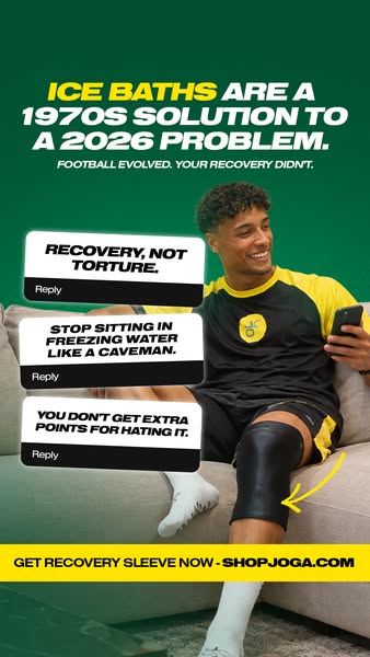 The Recovery Sleeve. Built for ballers. Only from JOGA.