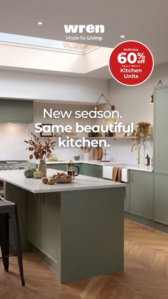 Autumn savings: Up to 60% off kitchens