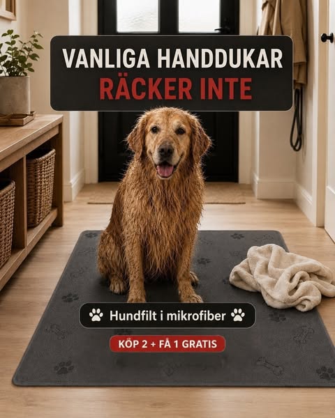 Blöta tassar? Inga problem.