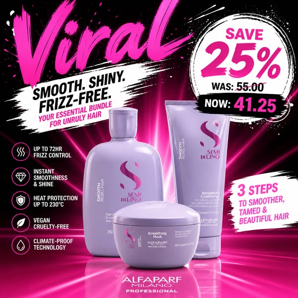 Alfaparf Semi Di Lino Smooth - Essential Bundle
