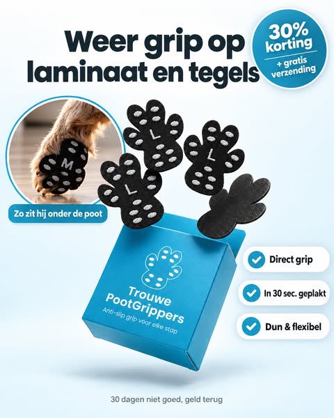 Weer grip op laminaat en tegels
