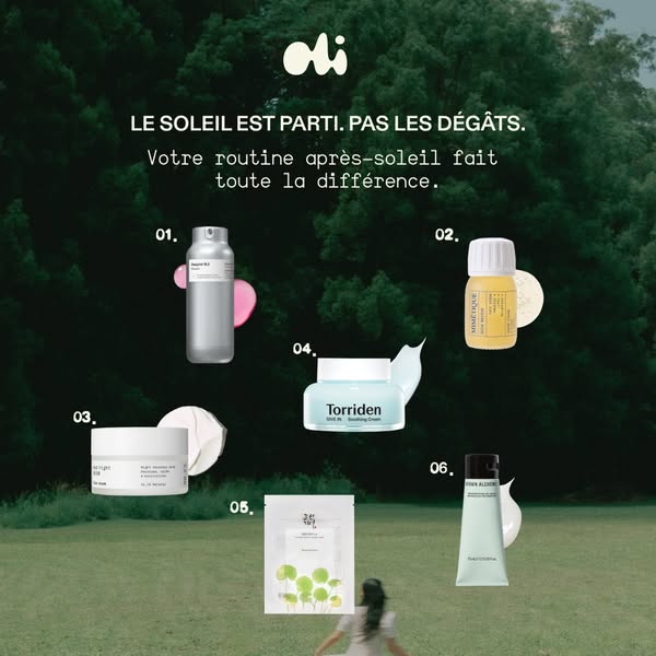 Notre sélection après-soleil