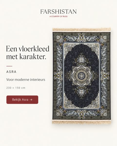 Ontdek Perzisch vloerkleed Asra!