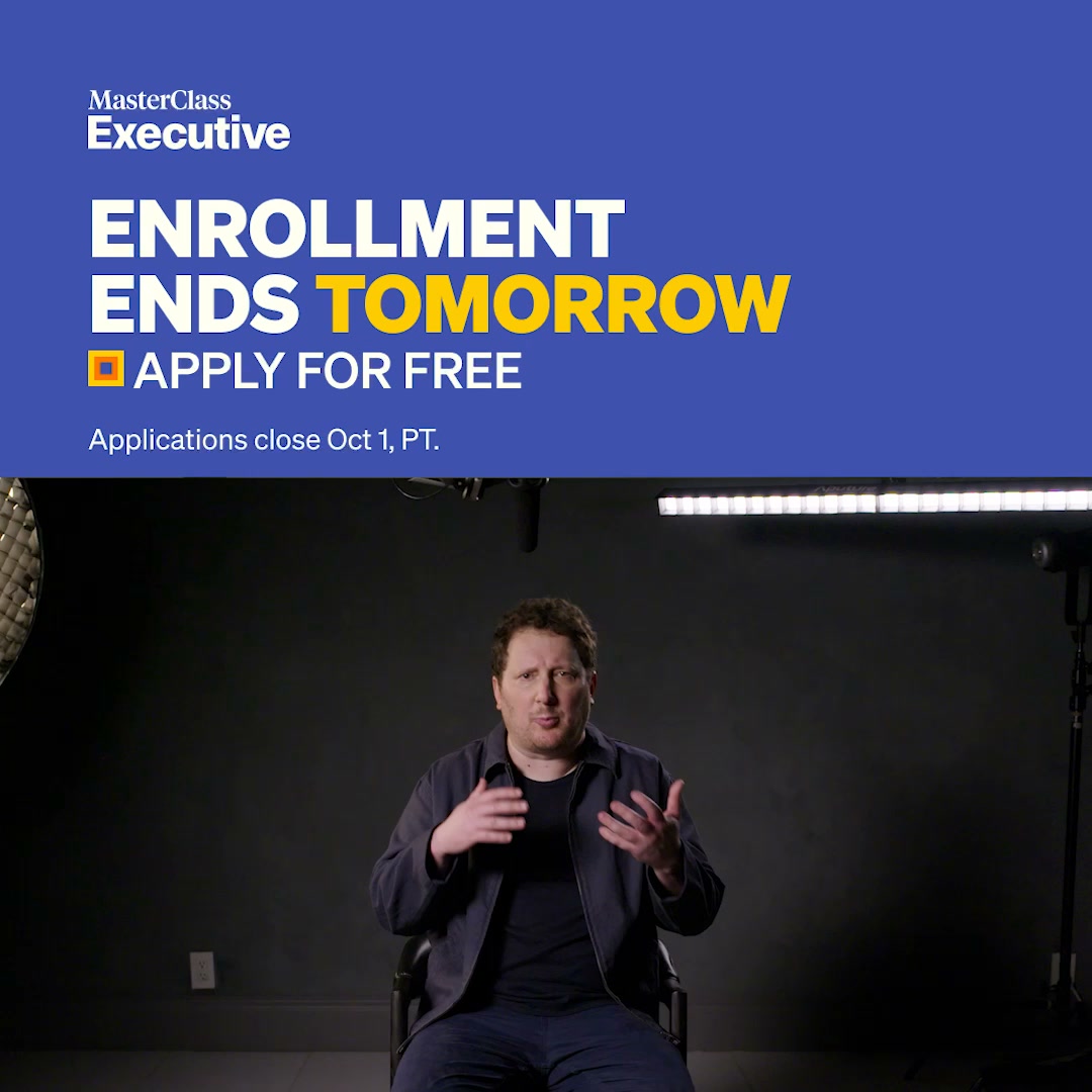 Enrollment ends Tomorrow