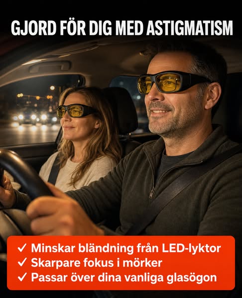 Glasögon för mörkerkörning