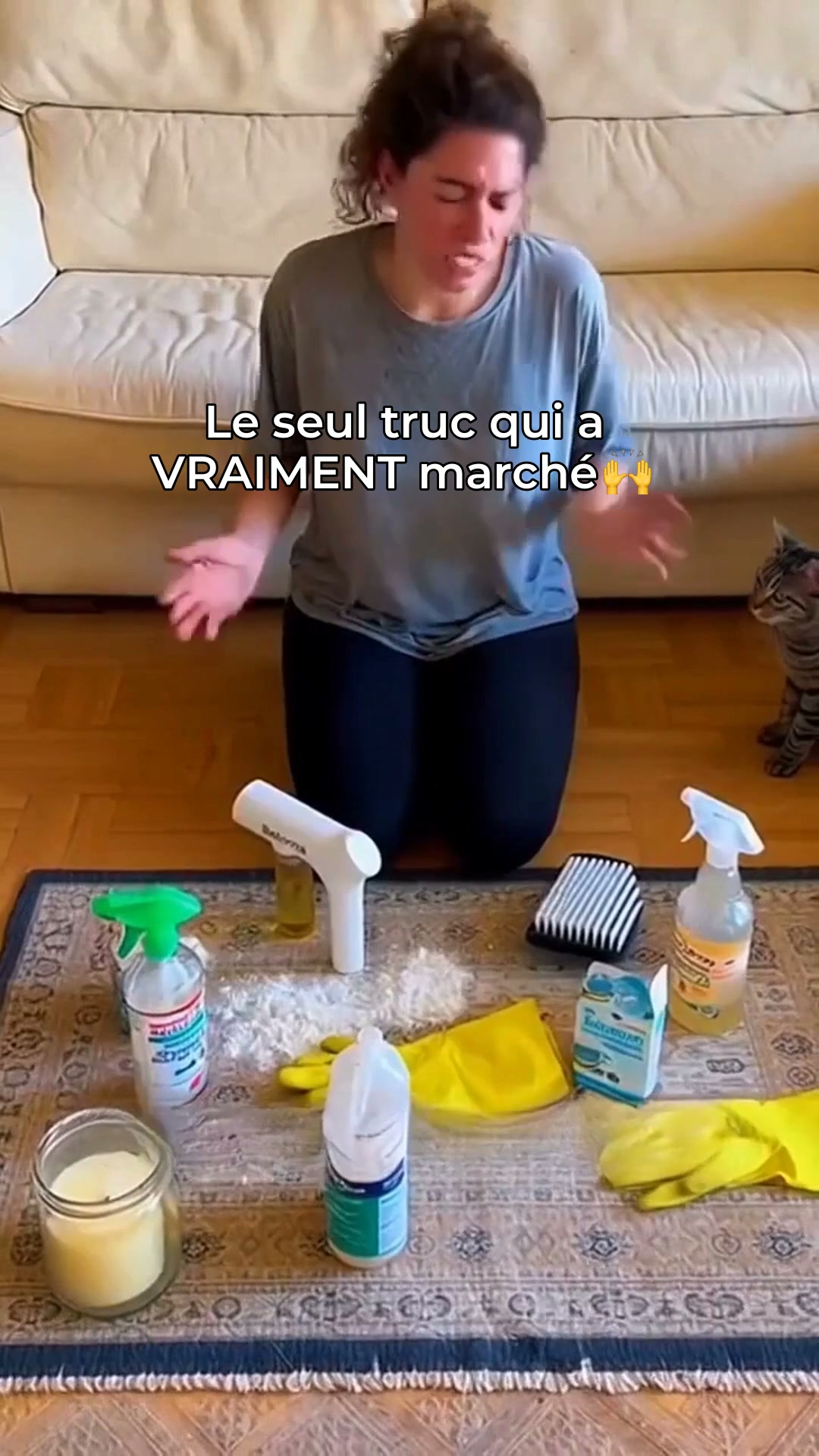 Élimine vite les odeurs de chien et chat !