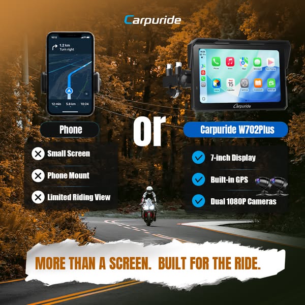 The Only Motorcycle Screen That Doesn't Need Your Phone