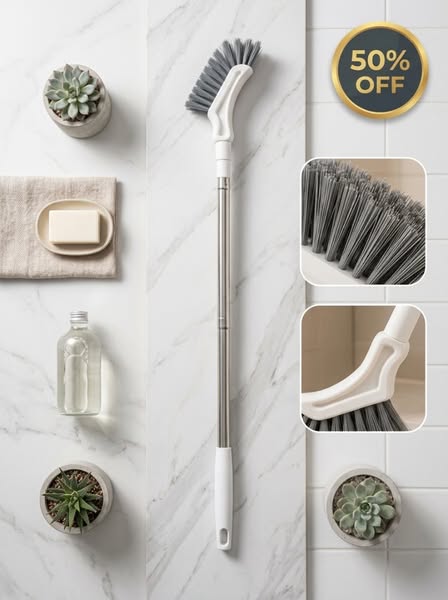 Extendable Crevice Gap Cleaning Brush