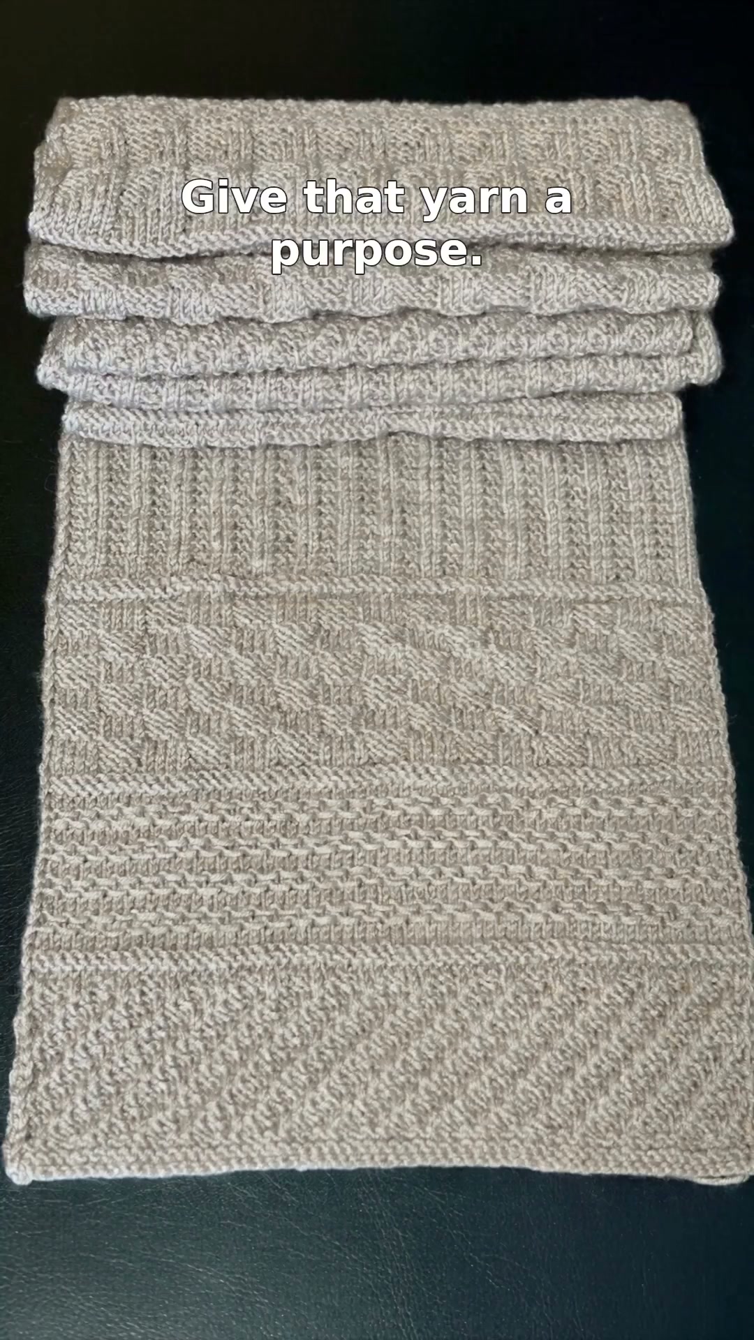 The Scarf You'll Finish