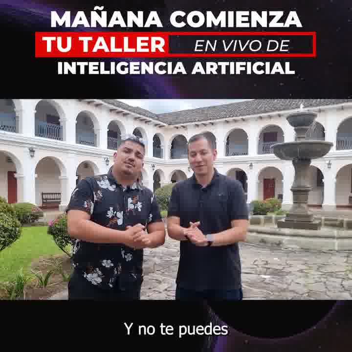 MAÑANA GRATIS - Taller EN VIVO de Inteligencia Artificial