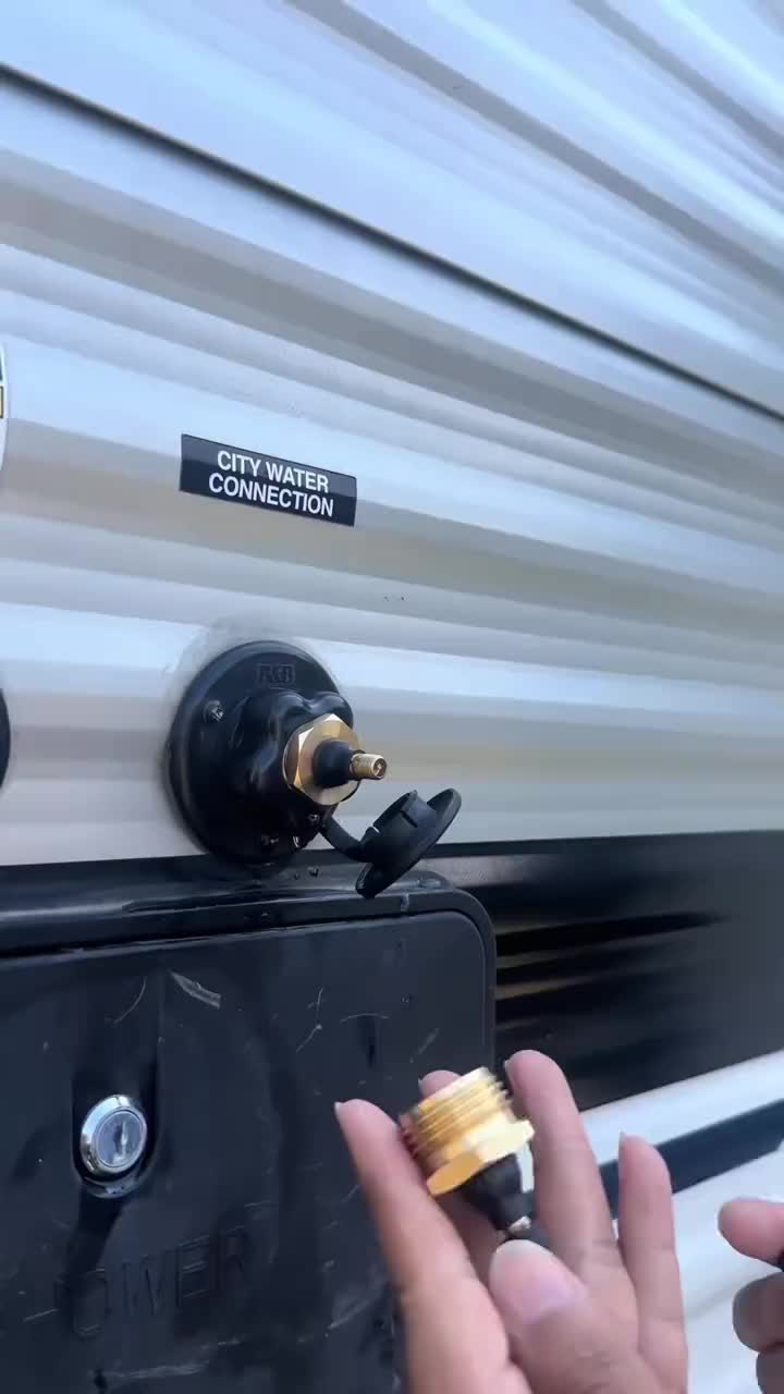 Brass RV Winterize Blowout Plug Adapter