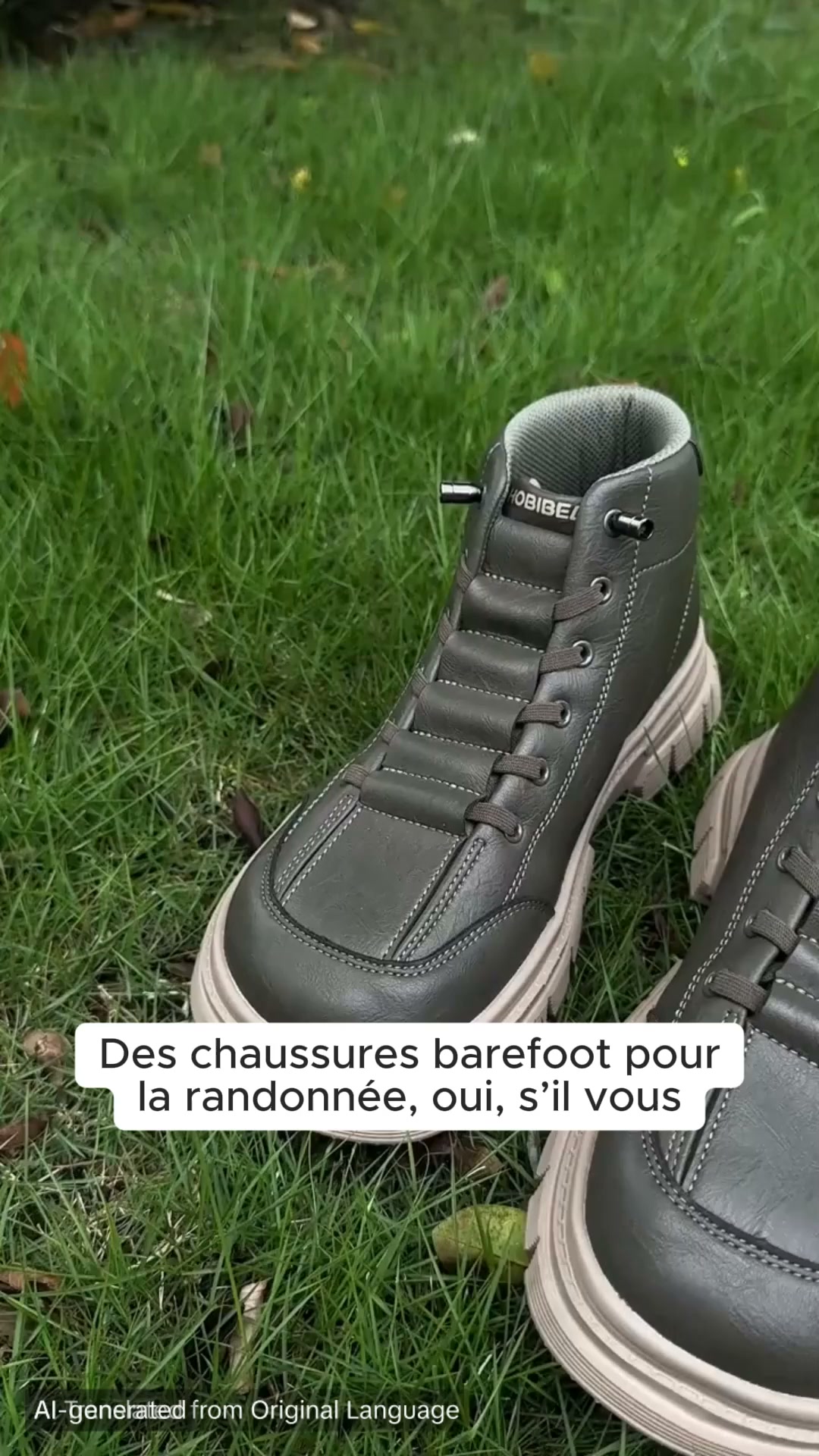 HOBIBEAR® Chaussures sportives à pieds larges pour hommes et femmes - Polar