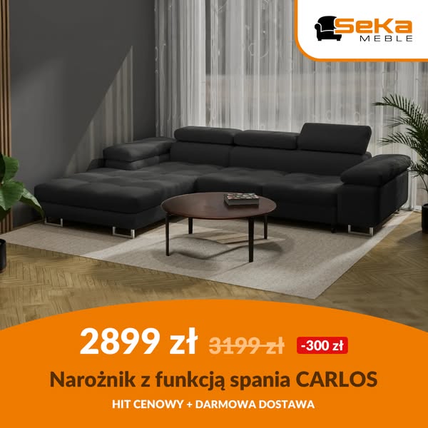 Narożnik CARLOS tylko za 2899 zł - HIT CENOWY