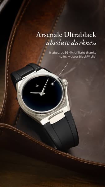 Arsenale ULTRABLACK, absolute black.