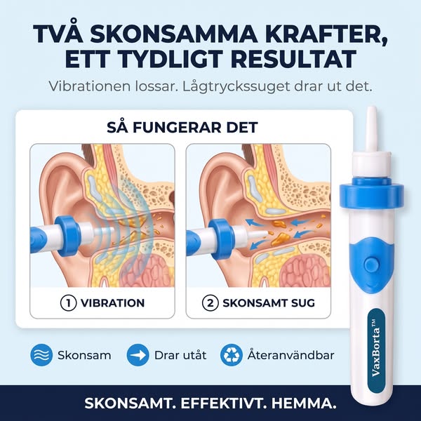 Du rengör inte dina öron – du packar igen dem. Misstaget med bomullspinnar.