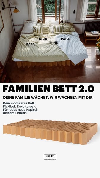 Das Bett, was mitwächst