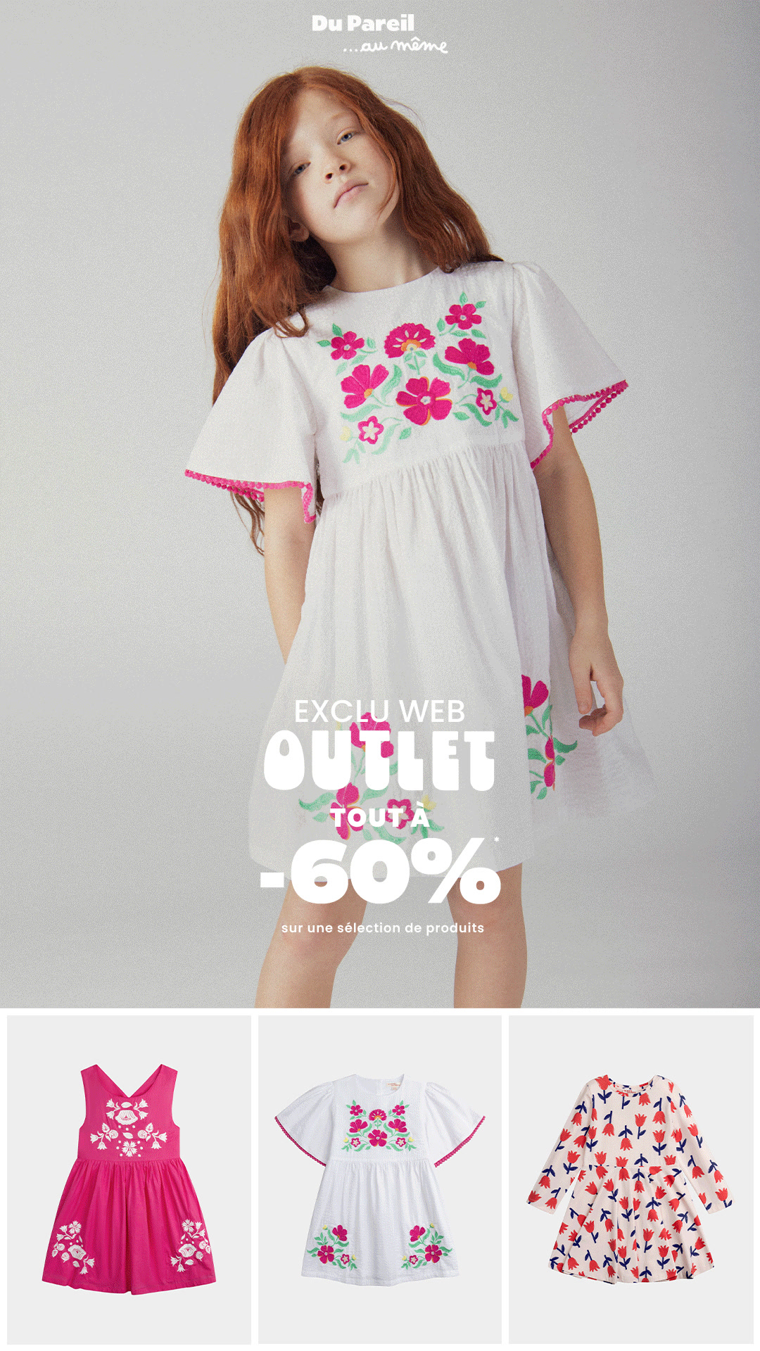 Robes Fille à -60%*