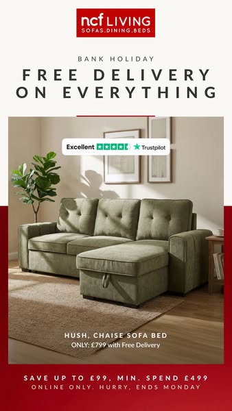 FREE Sofa Delivery | Shop The Sale