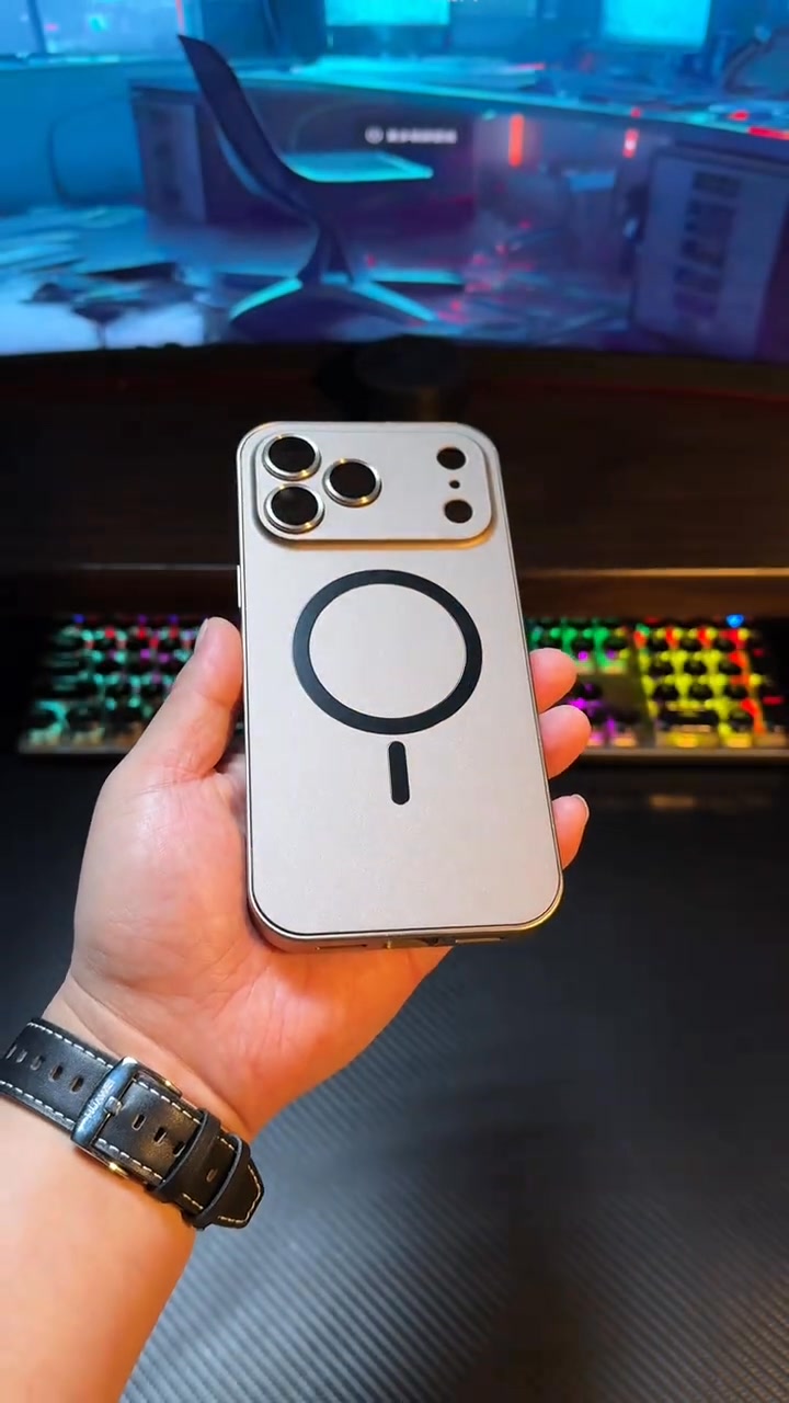 iPhone Metal Frame Magnetic Case