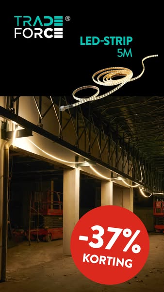 TradeForce LED-strip: -37% korting