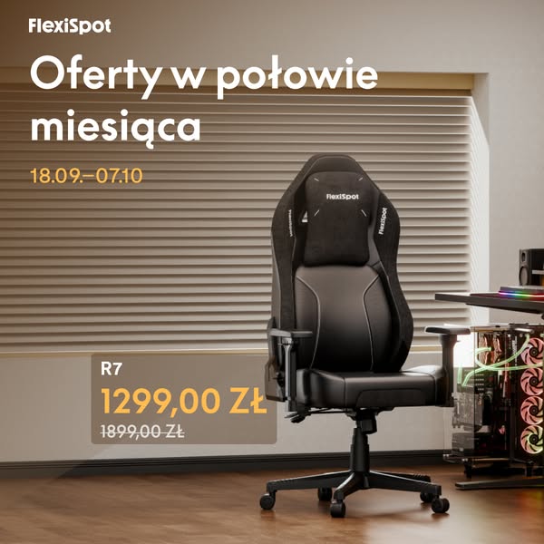 Sprawdź promocje FlexiSpot i znajdź coś dla siebie!