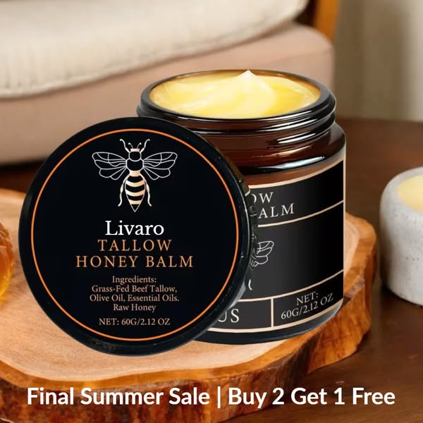 The creative behind it: Livaro™ Beef Tallow Honey Balm