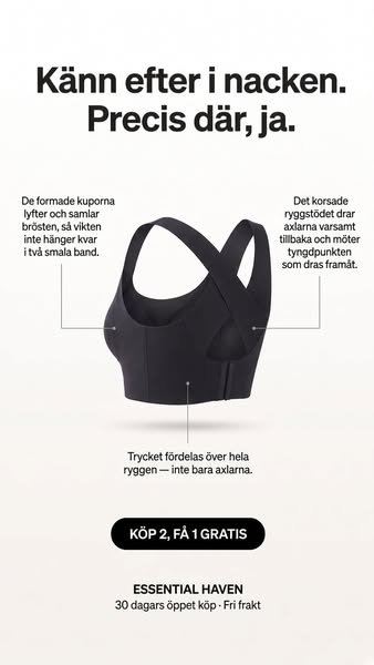 Känn skillnaden i nacken redan idag