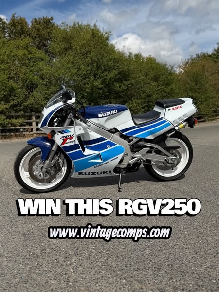 WIN THIS: 1990 Suzuki RGV250M For £2.99!