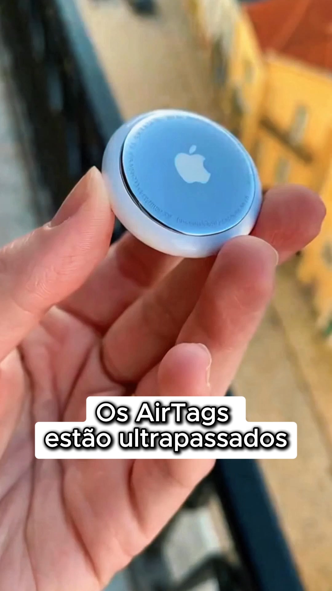 O localizador em formato de cartão