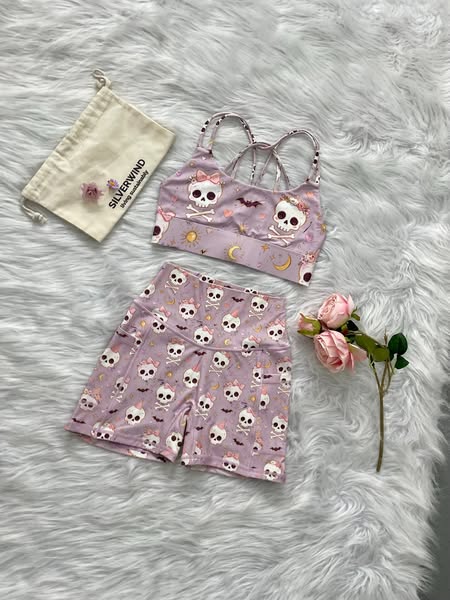 Pink Skull Limited Workout Set