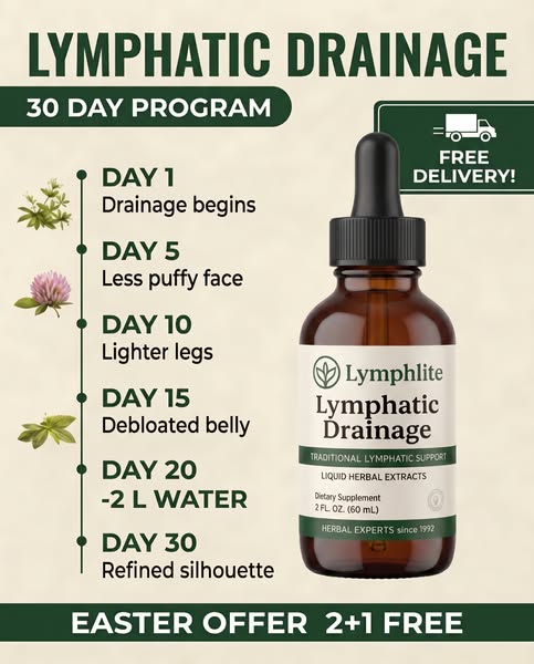 Feel Lighter Legs with Natural Lymphatic Support