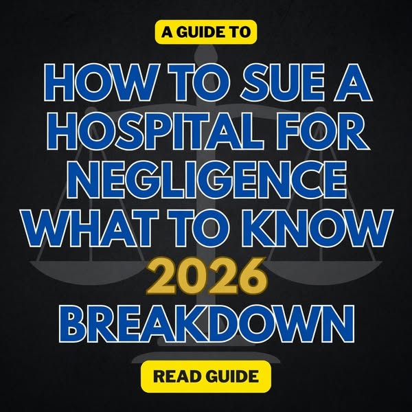 How To Sue A Hospital For Negligence - A Guide